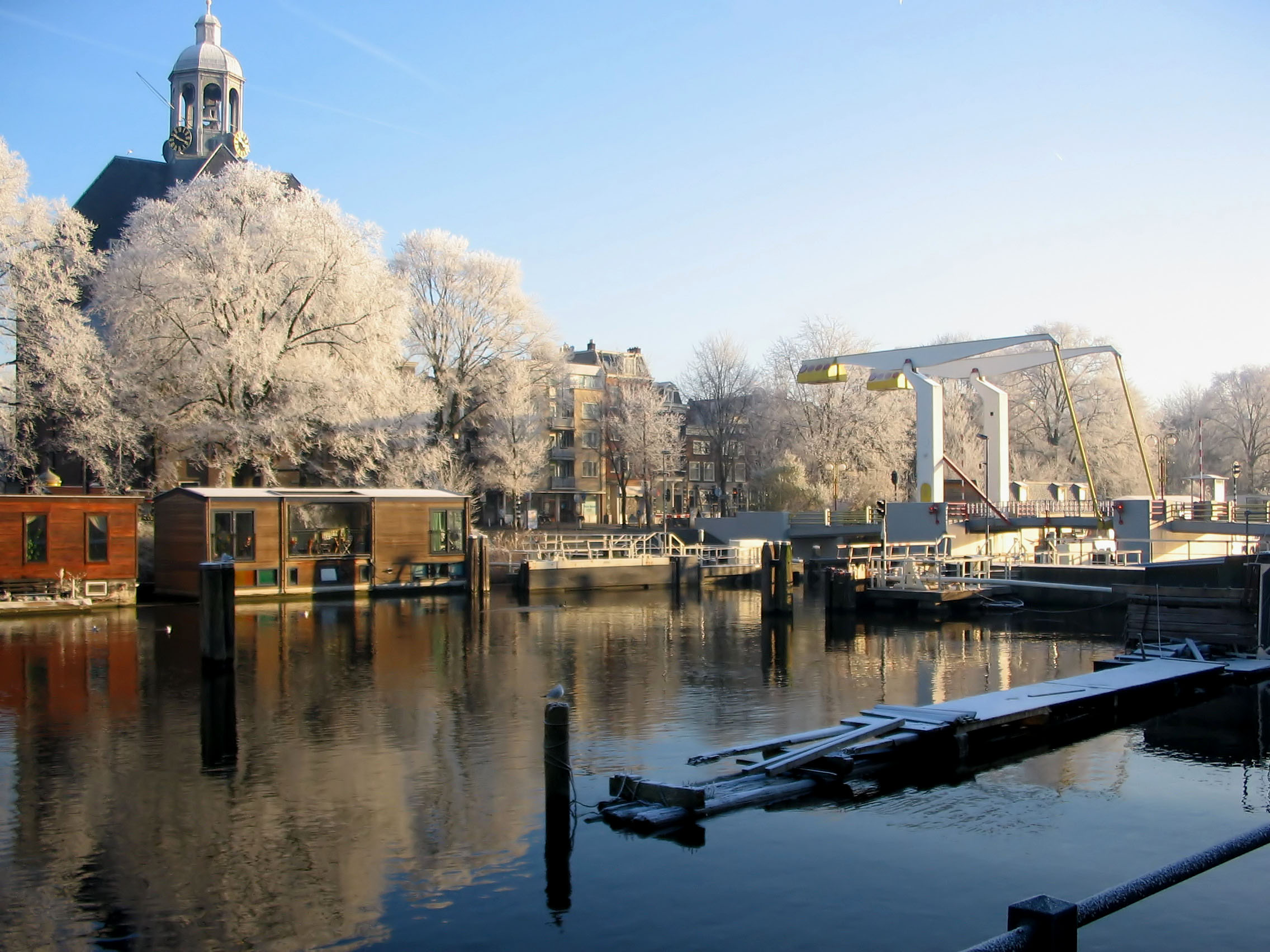 Amsterdam in de winter